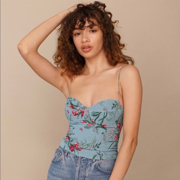 Reformation Tops - NWT Reformation Liza Top in Leona Size 8